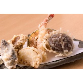 単品　天ぷら　　480円から　旬の魚を天ぷらで。
